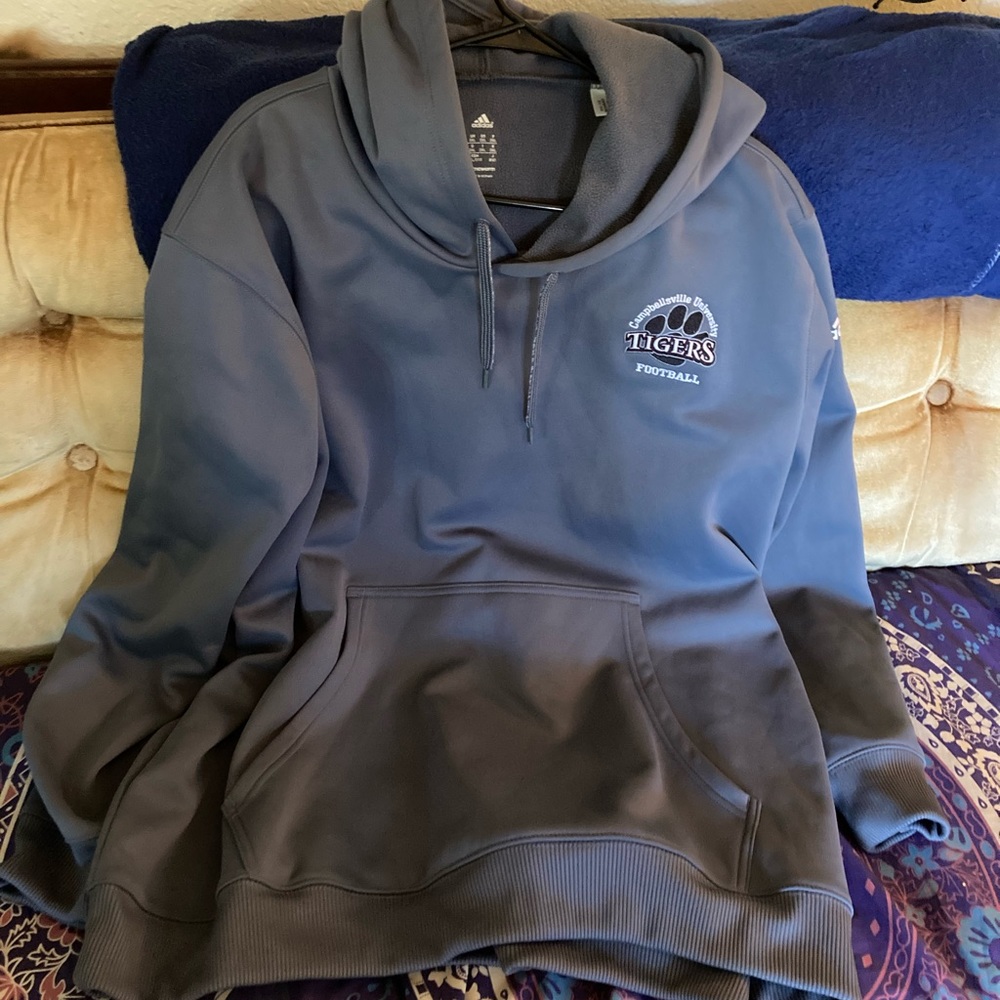 Men’s gently worn 3XL Climawarm Adidas Hoodie for Camblesville Tigers Football